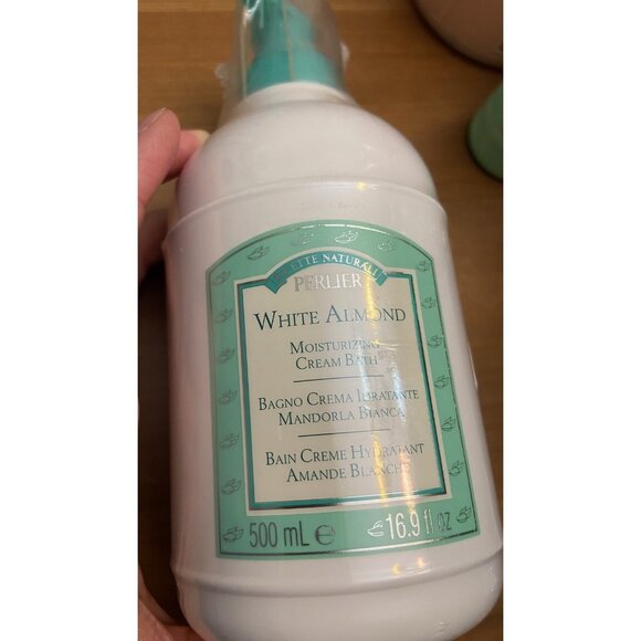 PERLIER White Almond Moisturizing Cream Bath 16.9 fl oz NEW SEALED Made In Italy - Picture 1 of 2